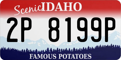 ID license plate 2P8199P