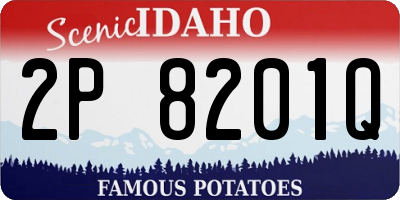 ID license plate 2P8201Q