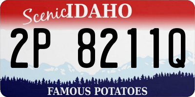 ID license plate 2P8211Q