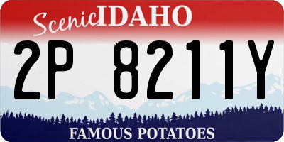 ID license plate 2P8211Y