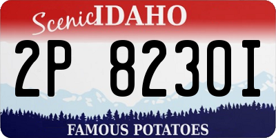 ID license plate 2P8230I