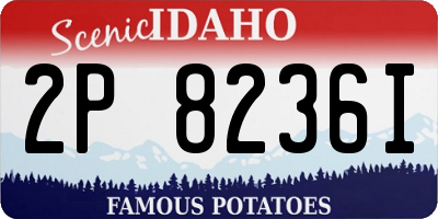 ID license plate 2P8236I