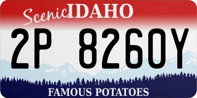 ID license plate 2P8260Y