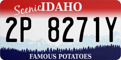 ID license plate 2P8271Y