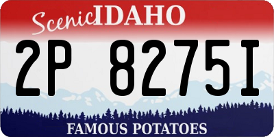 ID license plate 2P8275I