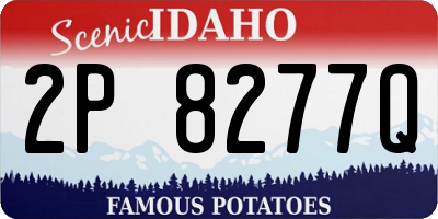 ID license plate 2P8277Q