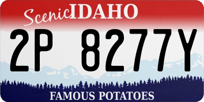 ID license plate 2P8277Y