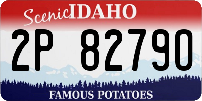 ID license plate 2P8279O