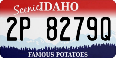 ID license plate 2P8279Q