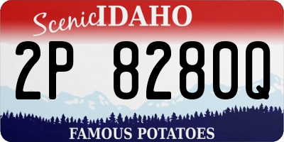 ID license plate 2P8280Q