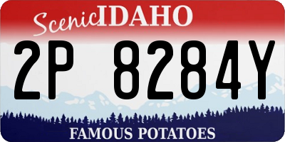 ID license plate 2P8284Y