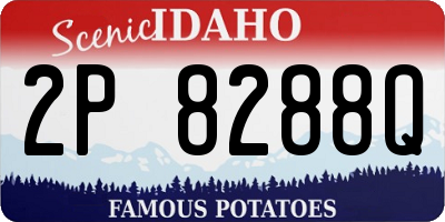 ID license plate 2P8288Q
