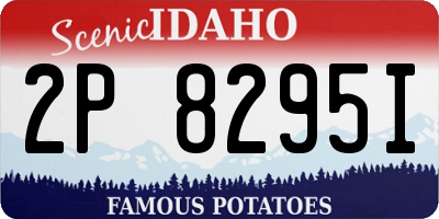 ID license plate 2P8295I