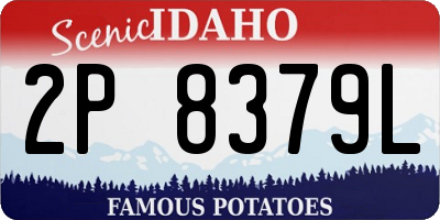 ID license plate 2P8379L