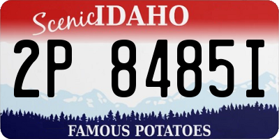 ID license plate 2P8485I