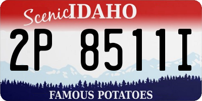 ID license plate 2P8511I