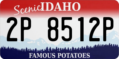 ID license plate 2P8512P