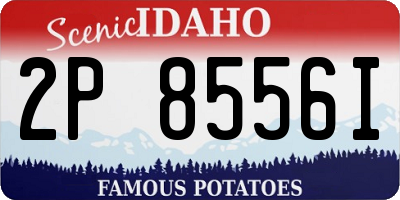 ID license plate 2P8556I