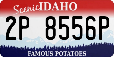 ID license plate 2P8556P