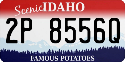 ID license plate 2P8556Q