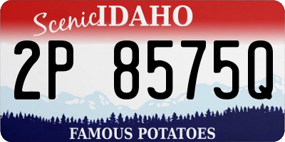 ID license plate 2P8575Q
