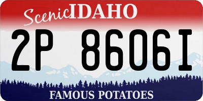ID license plate 2P8606I
