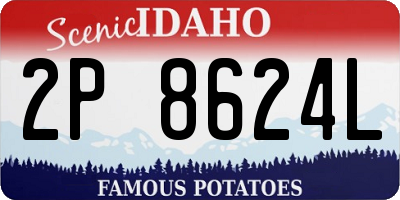 ID license plate 2P8624L