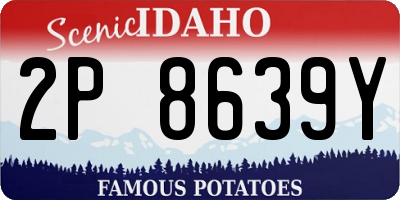 ID license plate 2P8639Y