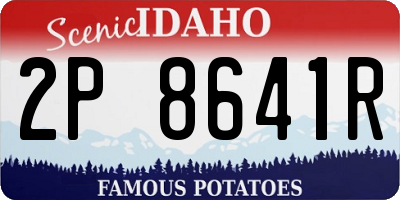 ID license plate 2P8641R