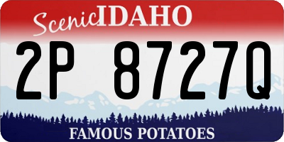 ID license plate 2P8727Q