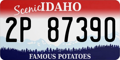 ID license plate 2P8739O