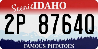 ID license plate 2P8764Q
