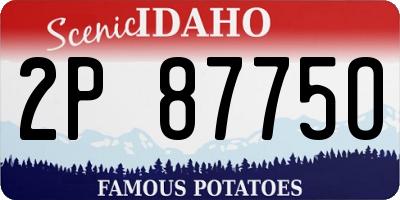 ID license plate 2P8775O