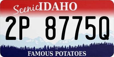 ID license plate 2P8775Q