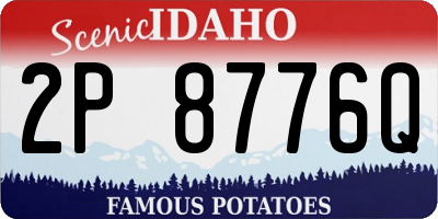ID license plate 2P8776Q