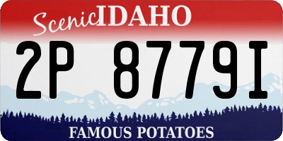 ID license plate 2P8779I
