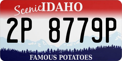 ID license plate 2P8779P
