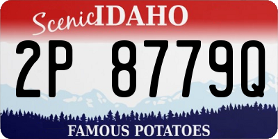 ID license plate 2P8779Q