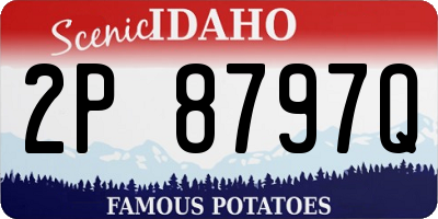 ID license plate 2P8797Q