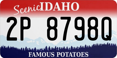 ID license plate 2P8798Q