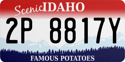 ID license plate 2P8817Y