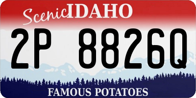 ID license plate 2P8826Q