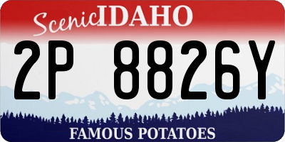 ID license plate 2P8826Y