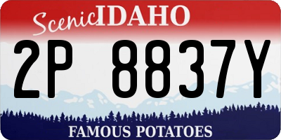 ID license plate 2P8837Y