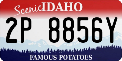 ID license plate 2P8856Y