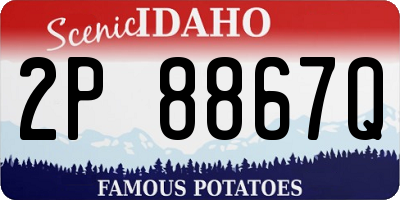 ID license plate 2P8867Q