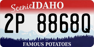 ID license plate 2P8868Q