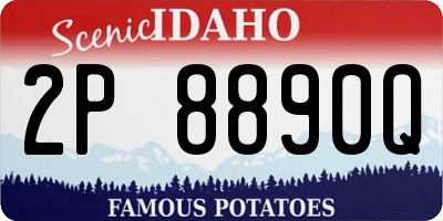 ID license plate 2P8890Q