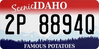 ID license plate 2P8894Q