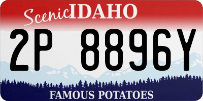 ID license plate 2P8896Y